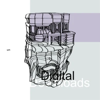 Line drawing of a building partially covered by a dense network of lines, suggesting vines or overgrown vegetation. The drawing is in black lines on a light gray background. The "Bremen Lang" logo is in the lower left corner.