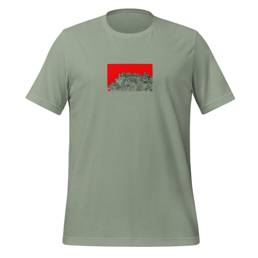 Unisex t-shirt of a Quarter Section of Land
