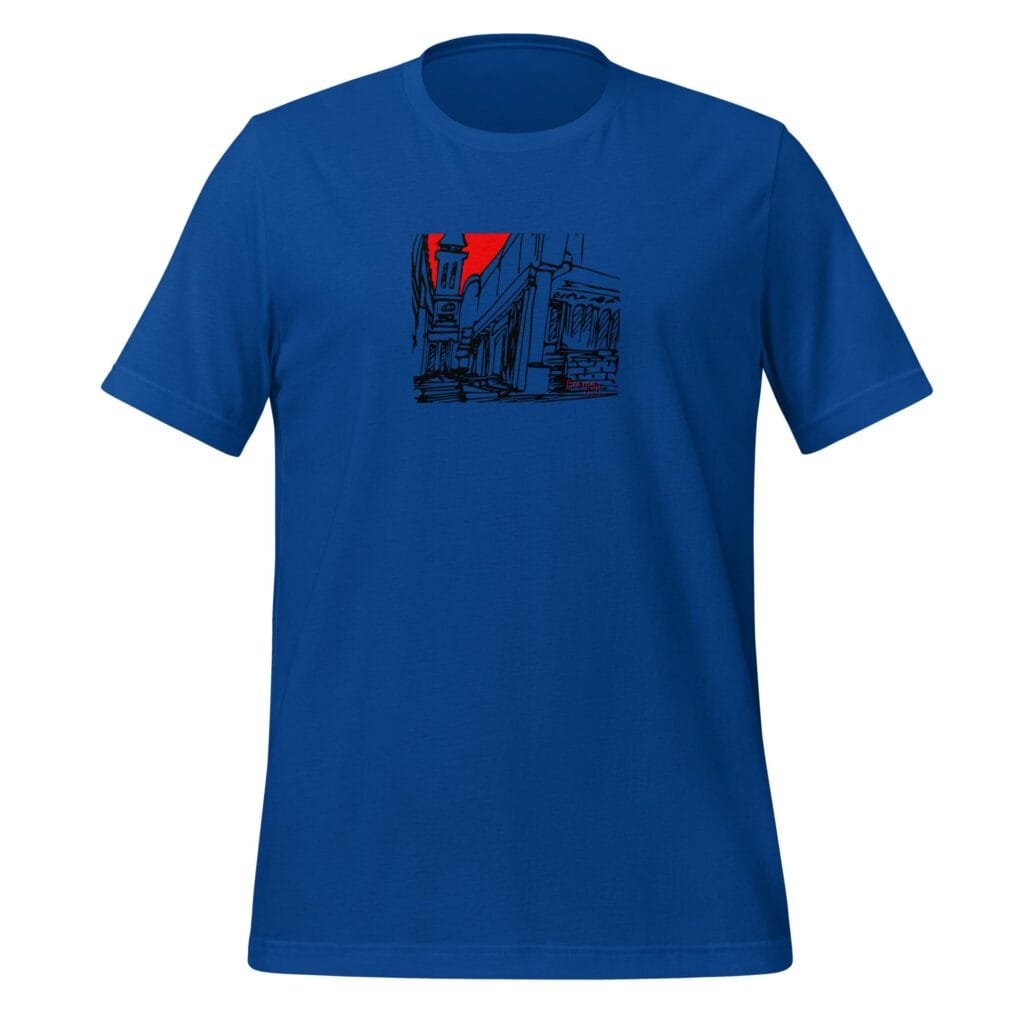 Unisex t-shirt of Garage Castle - Image 2