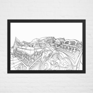 Architectural Fantasia, Framed poster