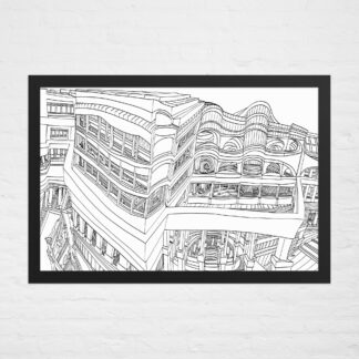 Complex Facade, Framed poster