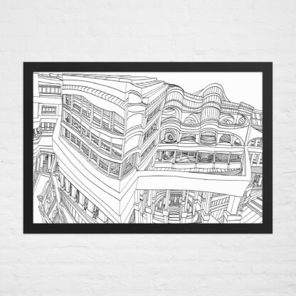 Complex Facade, Framed poster