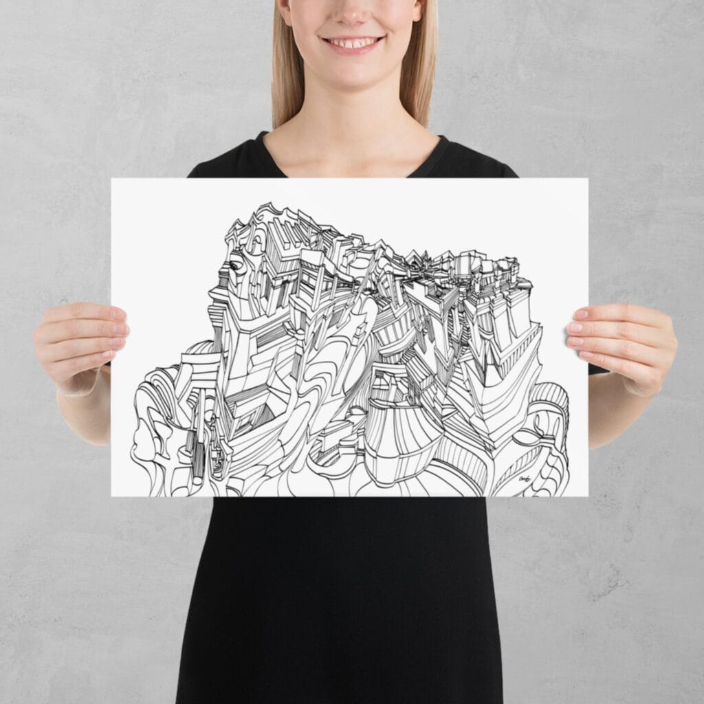 Apt Chin Up 1:1 Print - Image 2