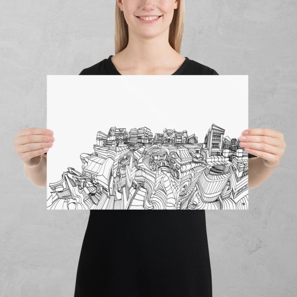 Quarter Section 1:1 Print - Image 2