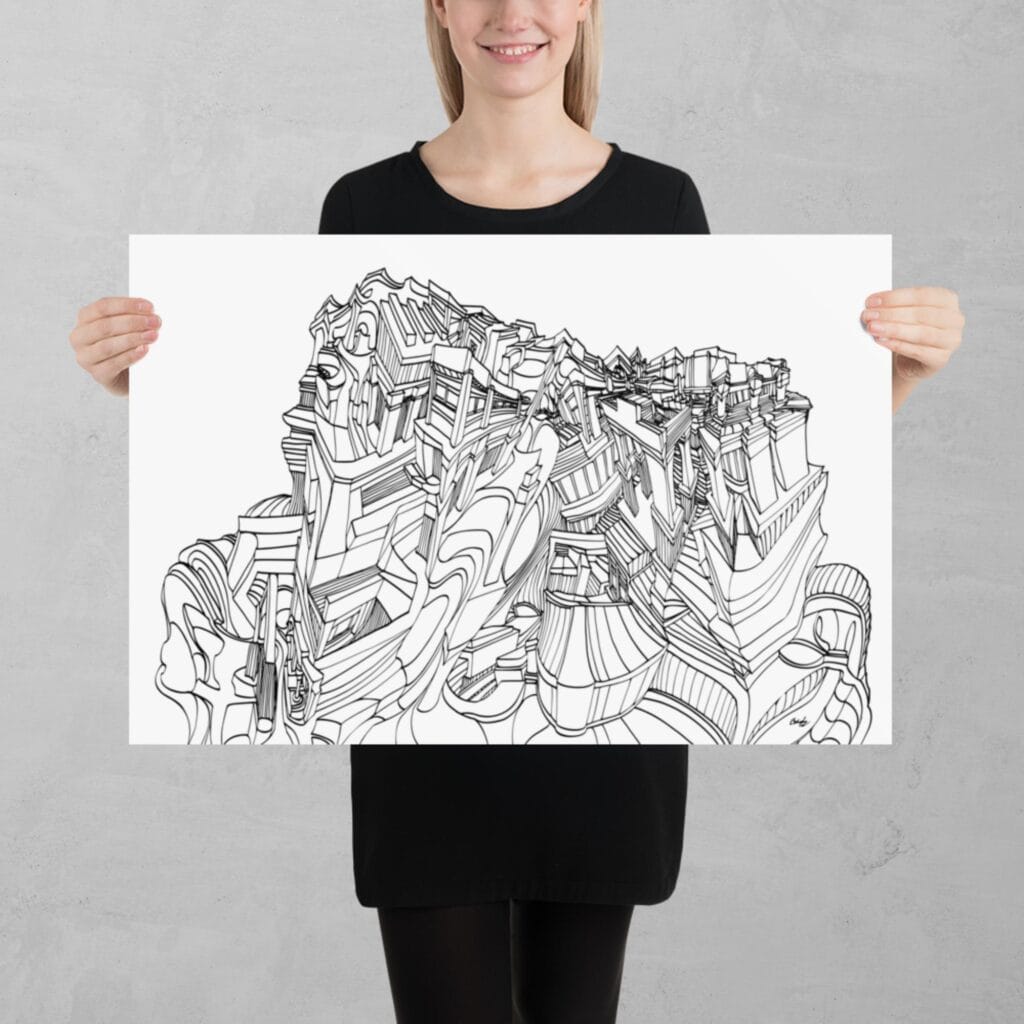 Apt Chin Up 1:1 Print - Image 3