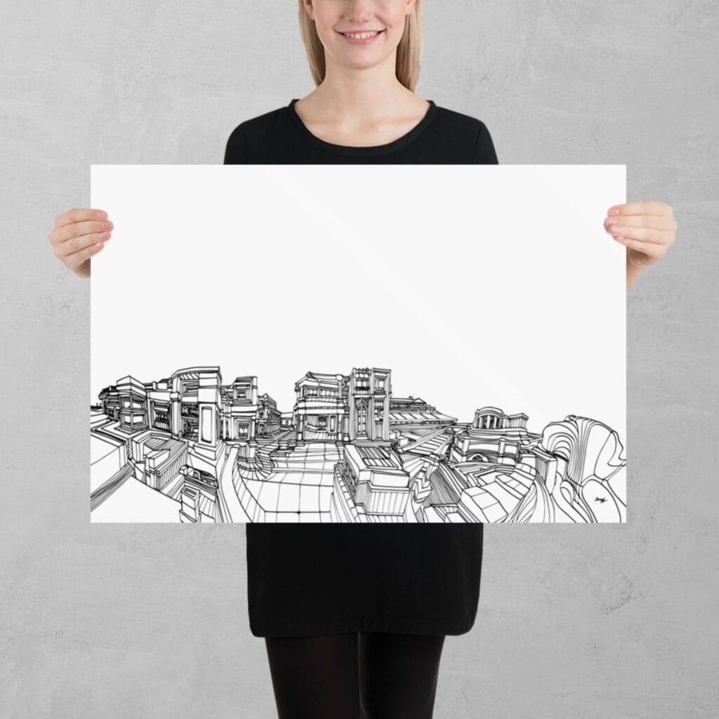 Resting Prairie 1:1 Print - Image 3