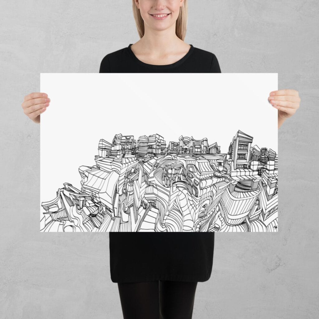 Quarter Section 1:1 Print - Image 3