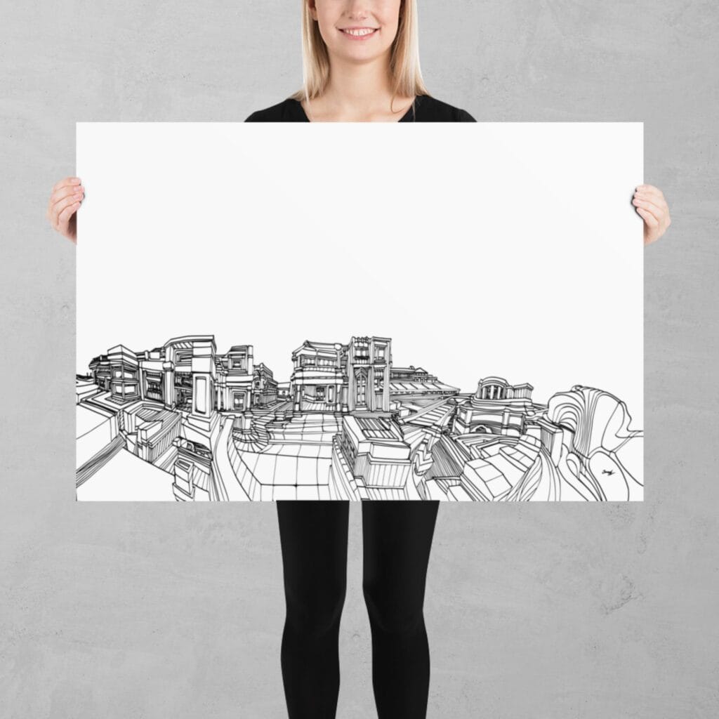 Resting Prairie 1:1 Print