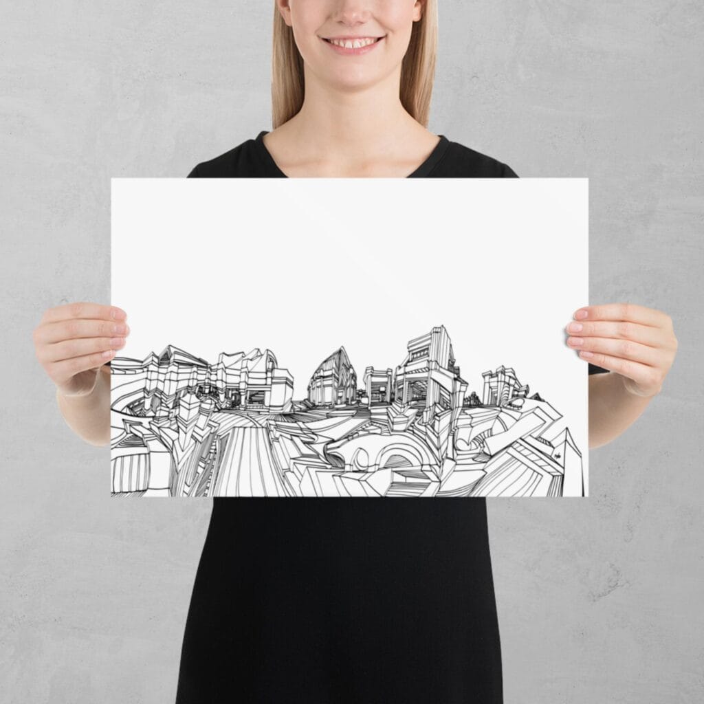 Pocket Street 1:1 Print - Image 2