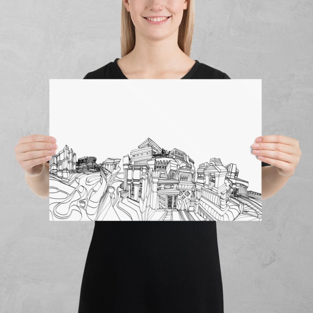 Higher Society 1:1 Print - Image 2