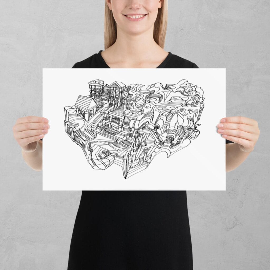 Ground Mall 1:1 Print - Image 2