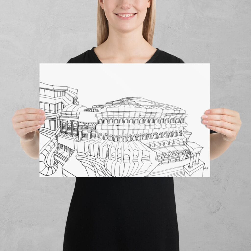 Grandiose Hall 1:1 Print - Image 2