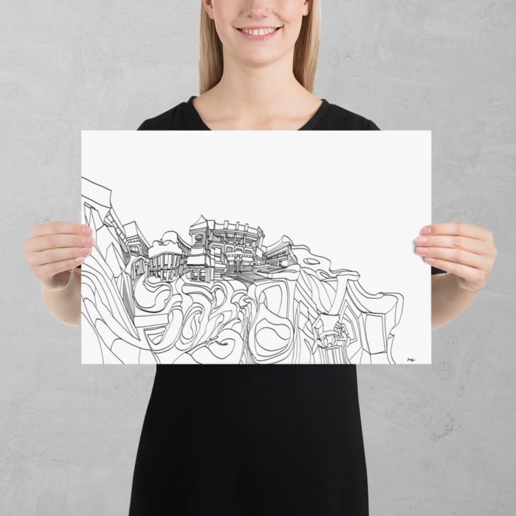 Fantastic Urbanity 1:1 Print - Image 2