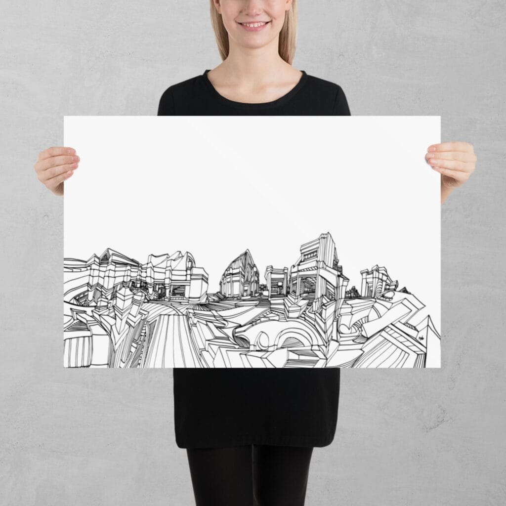 Pocket Street 1:1 Print - Image 3