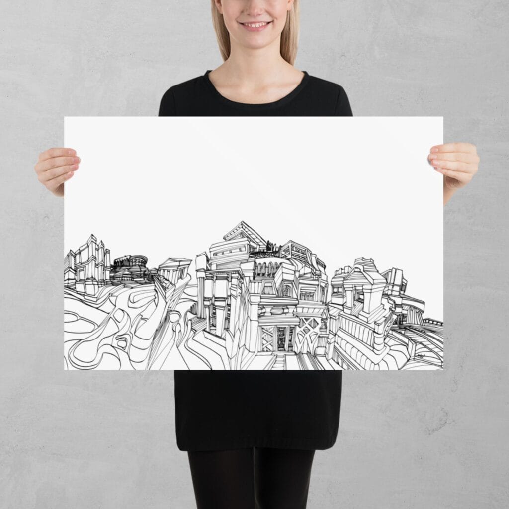 Higher Society 1:1 Print - Image 3