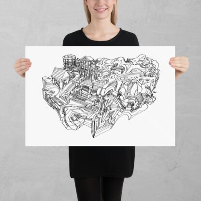 Ground Mall 1:1 Print - Image 3
