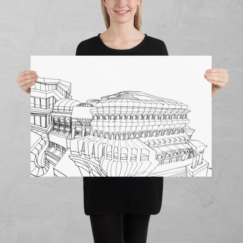 Grandiose Hall 1:1 Print - Image 3