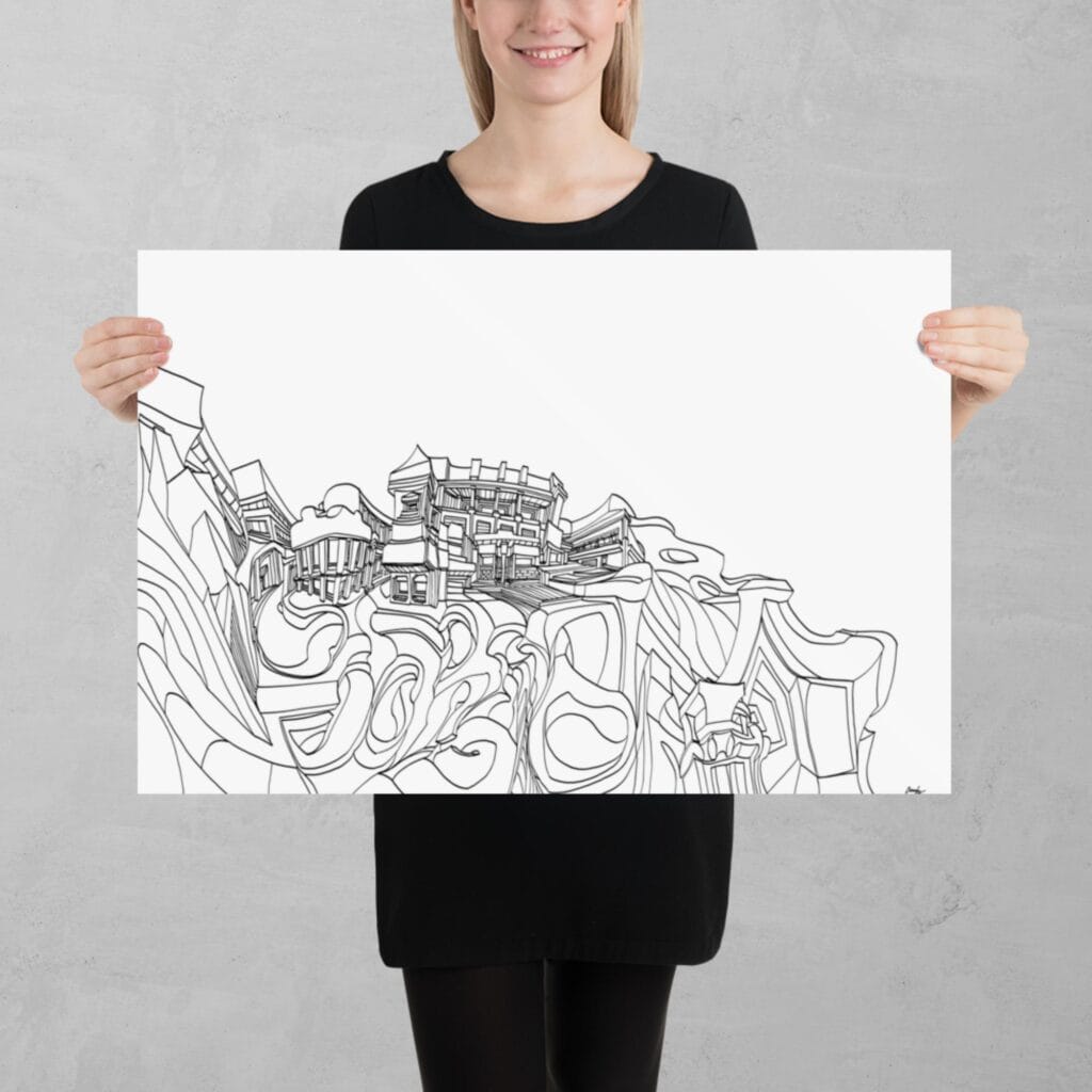 Fantastic Urbanity 1:1 Print - Image 3