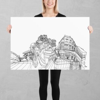 Acropolis Town 1:1 Print