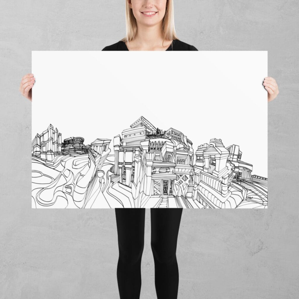 Higher Society 1:1 Print