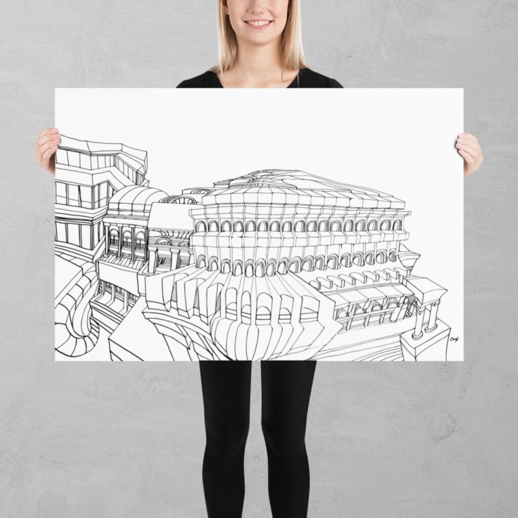 Grandiose Hall 1:1 Print