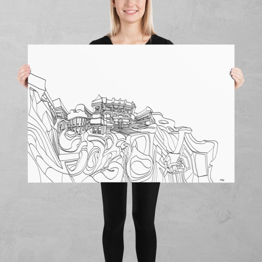 Fantastic Urbanity 1:1 Print