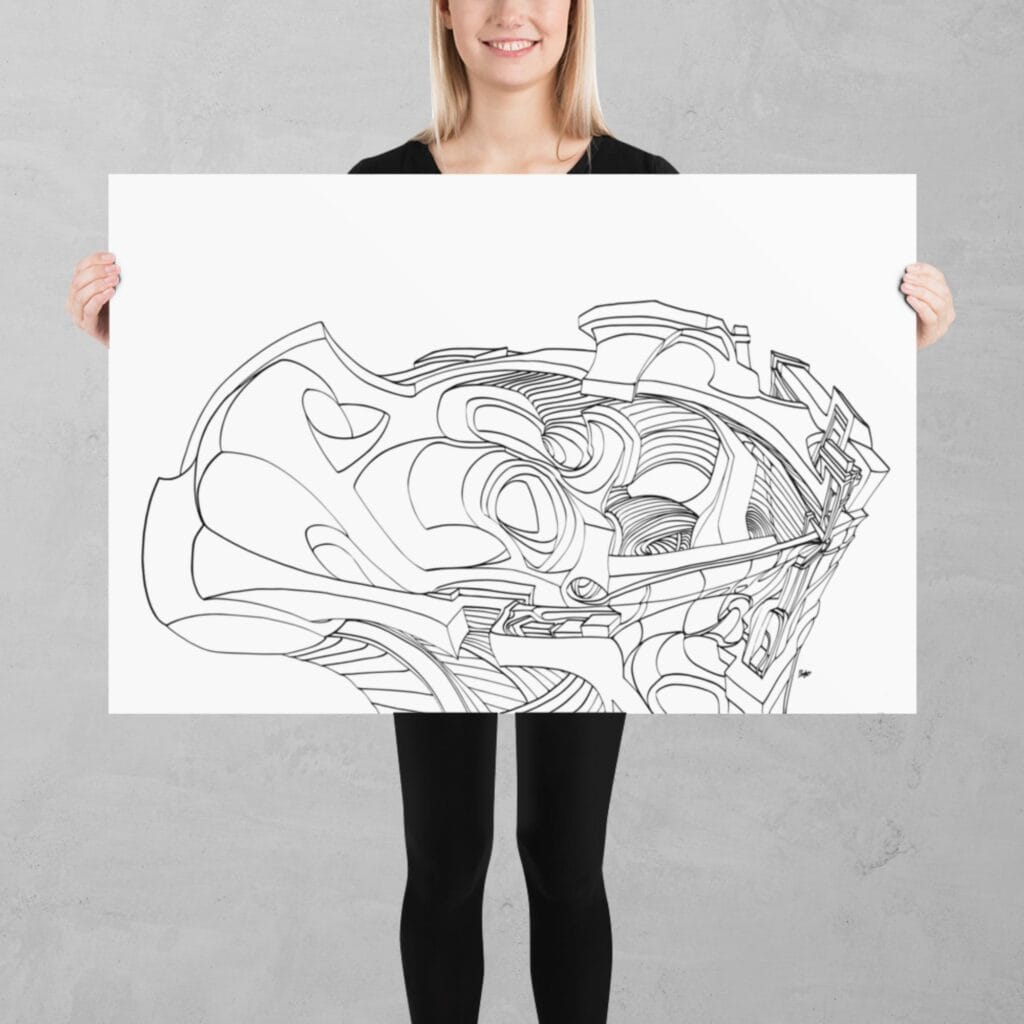 Organic Architecture 1:1 Print