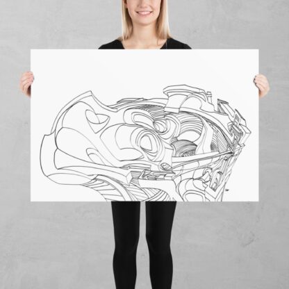 Organic Architecture 1:1 Print