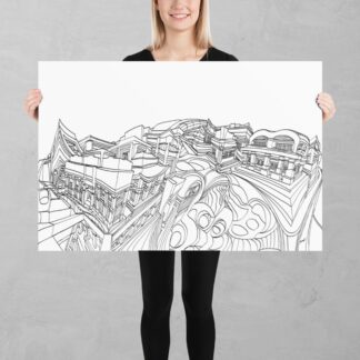 Architectural Fantasia 1:1 Print