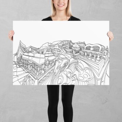 Architectural Fantasia 1:1 Print