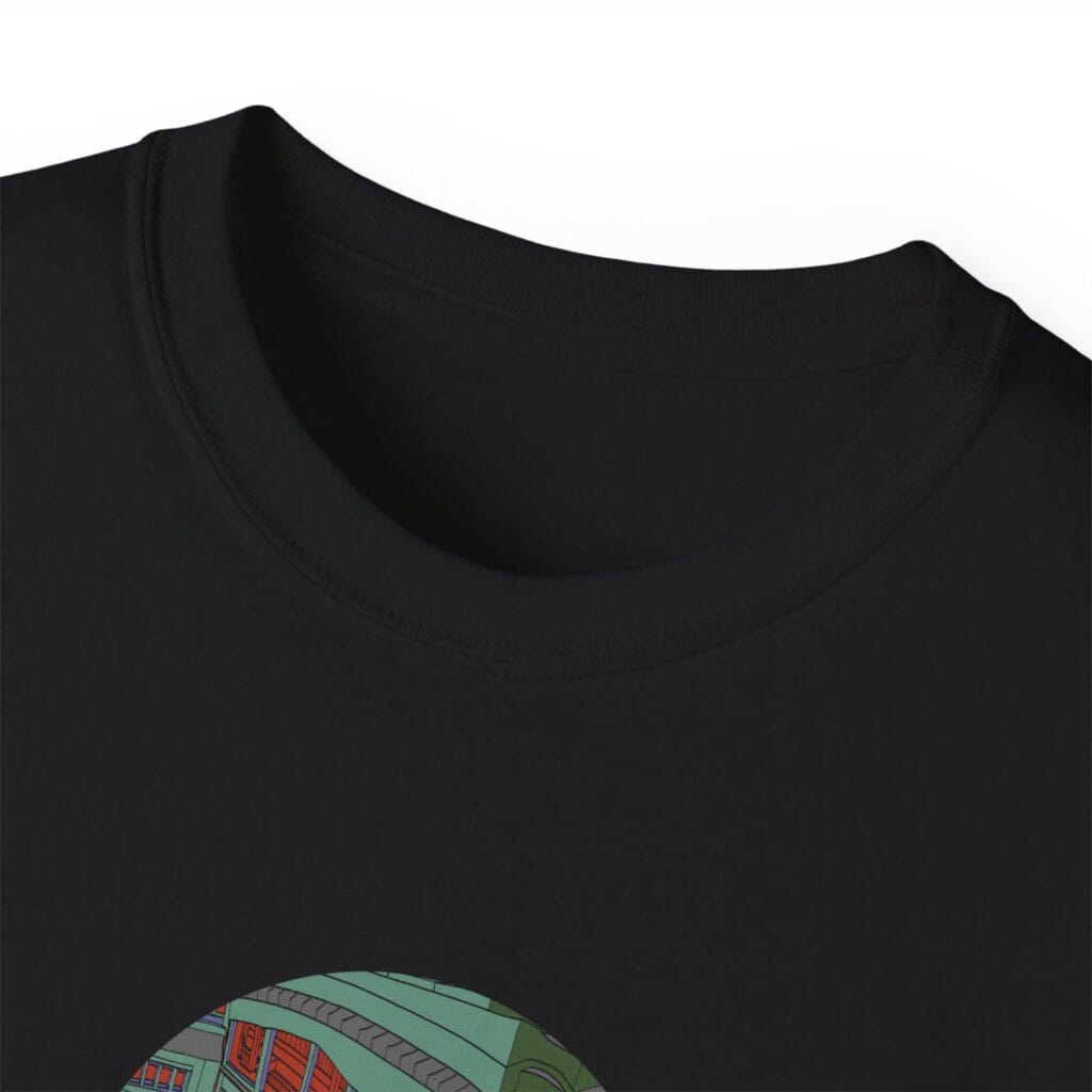Unisex Graphic Tee - Vintage Cityscape Design | Casual Wear, Gift for Him/Her, Art Lover, Streetwear, Travel Enthusiast - Image 4