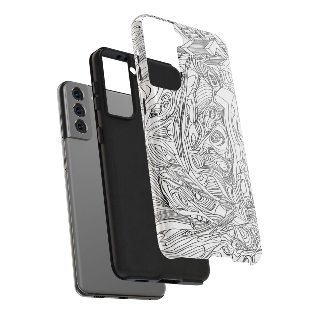 Phone Case - Organic Faces Design - Image 32