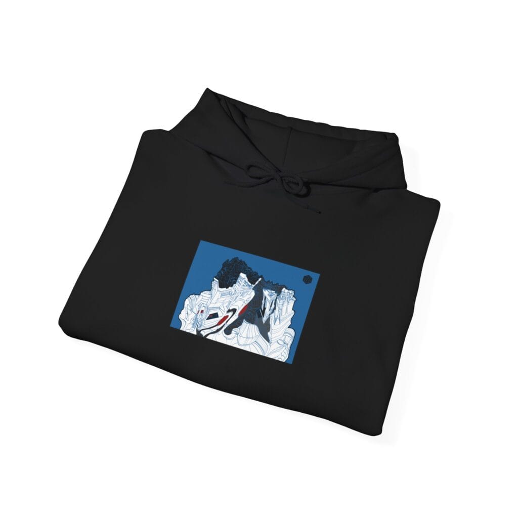 Cozy Artistic Hoodie, Ideal for Animal Lovers, Casual Wear, Gift for Friends, Winter Wardrobe Staple - Image 5