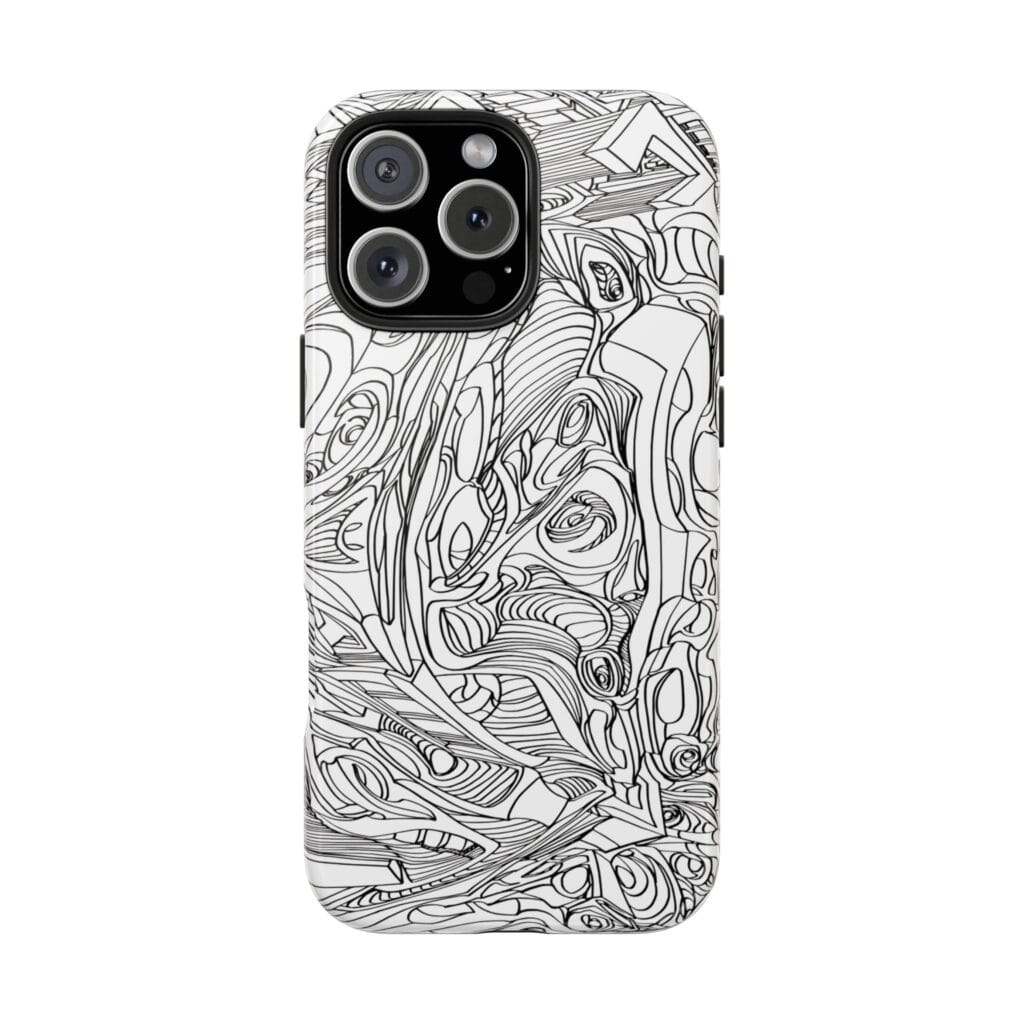 Phone Case - Organic Faces Design - Image 36