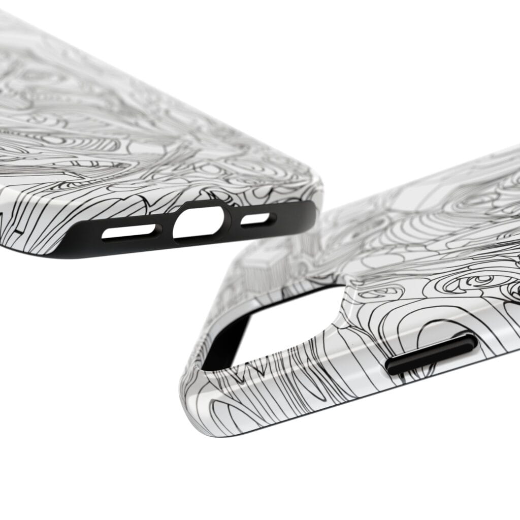 Phone Case - Organic Faces Design - Image 11