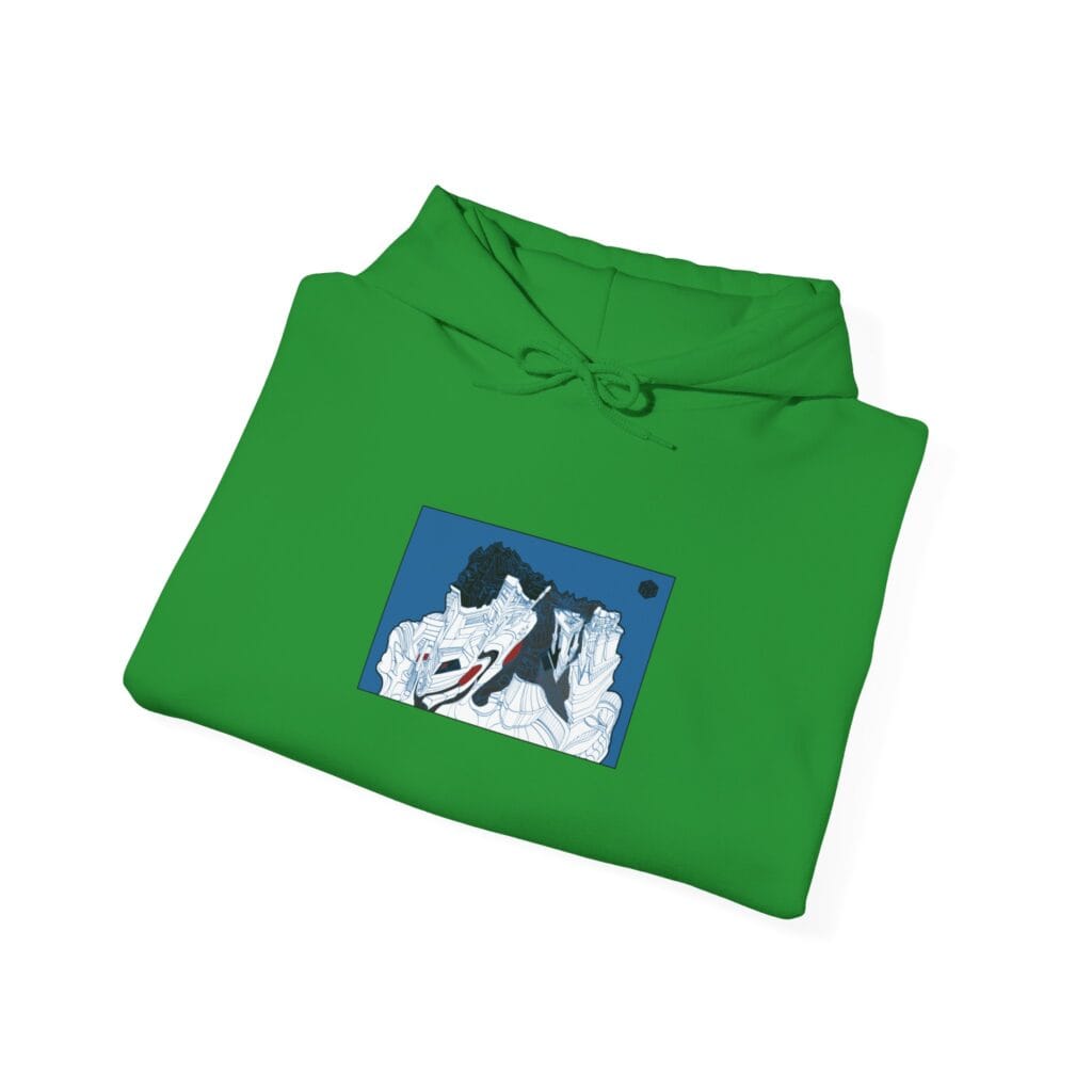 Cozy Artistic Hoodie, Ideal for Animal Lovers, Casual Wear, Gift for Friends, Winter Wardrobe Staple - Image 8