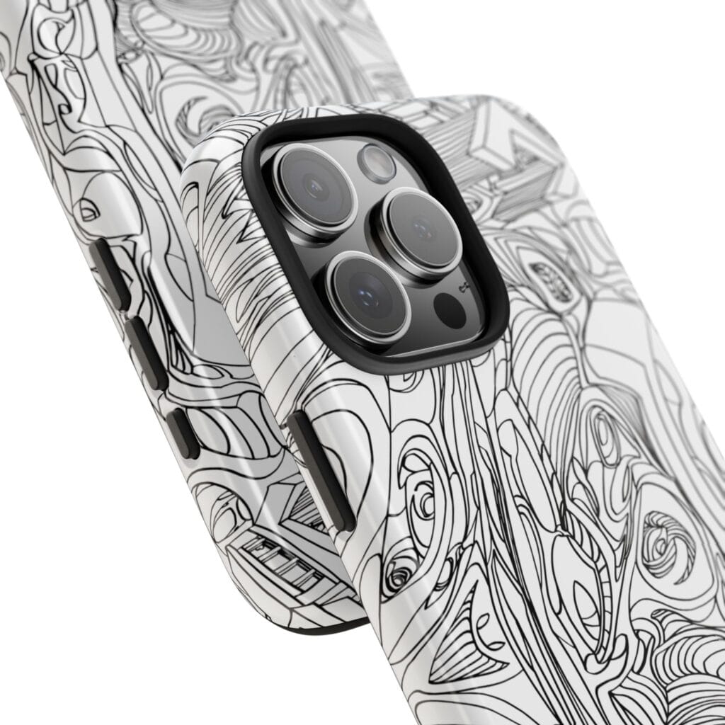 Phone Case - Organic Faces Design - Image 37