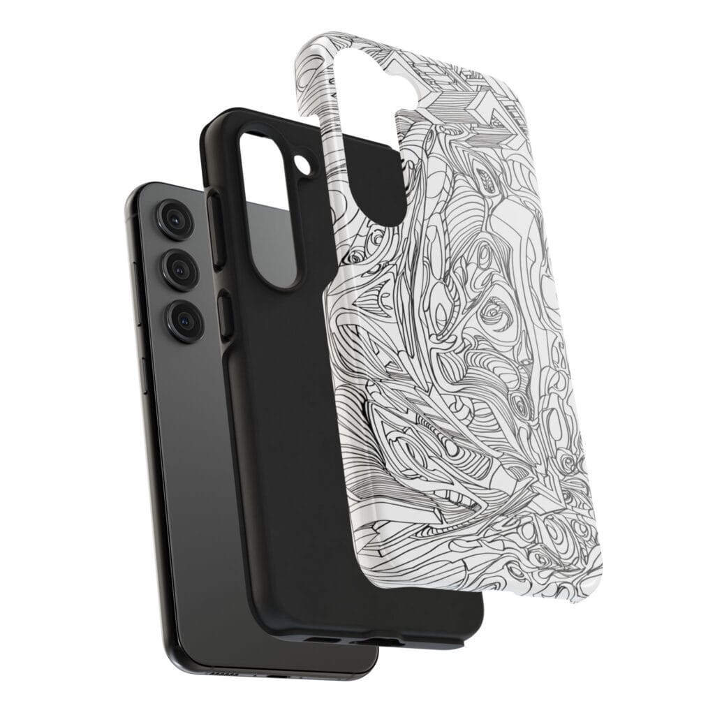 Phone Case - Organic Faces Design - Image 24