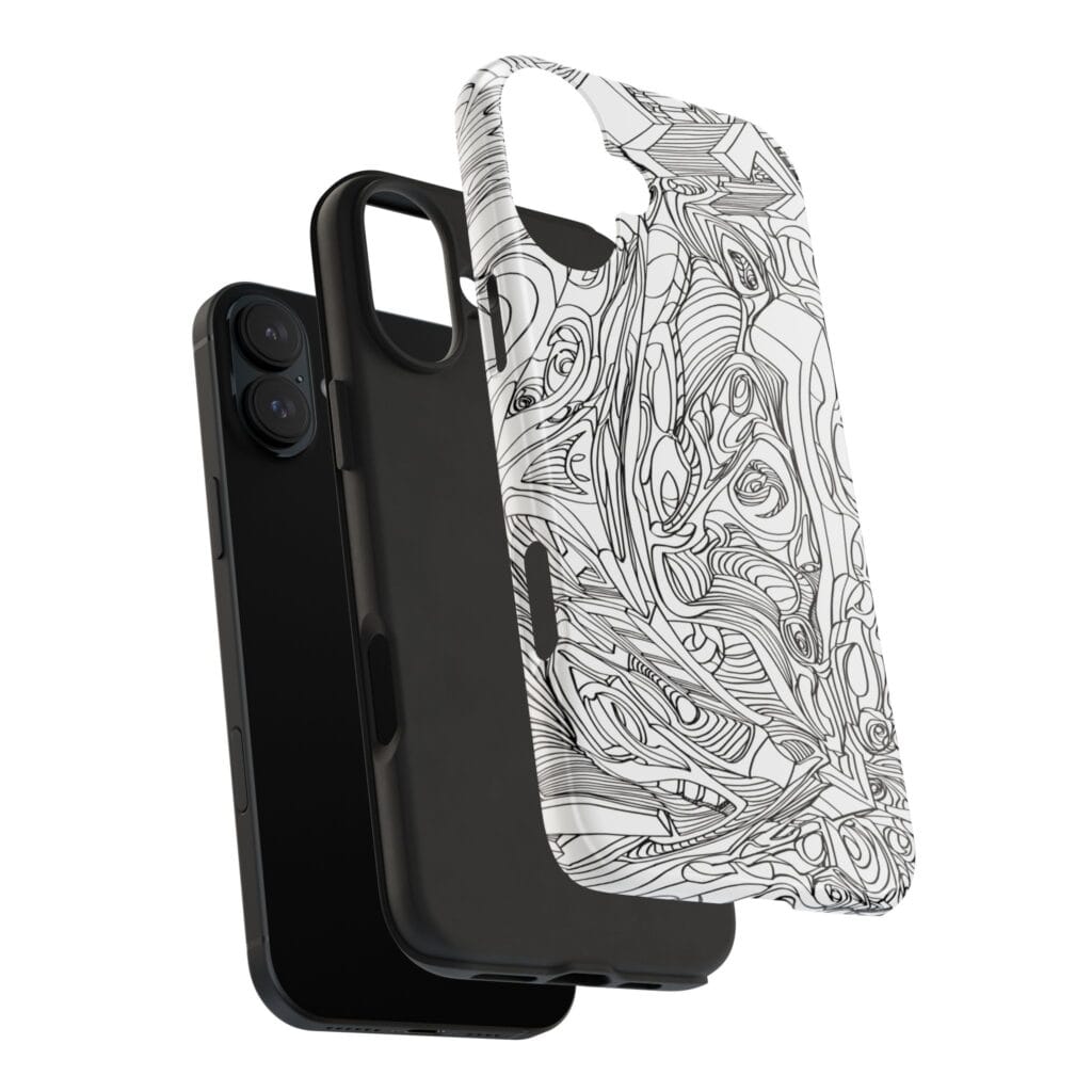 Phone Case - Organic Faces Design - Image 44