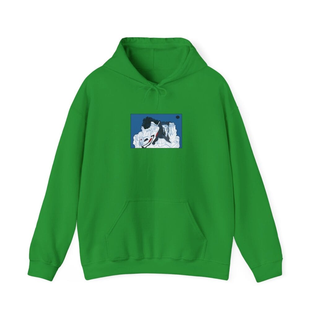 Cozy Artistic Hoodie, Ideal for Animal Lovers, Casual Wear, Gift for Friends, Winter Wardrobe Staple - Image 7