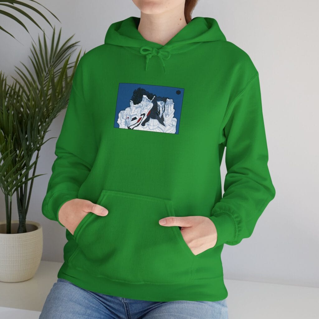 Cozy Artistic Hoodie, Ideal for Animal Lovers, Casual Wear, Gift for Friends, Winter Wardrobe Staple - Image 9