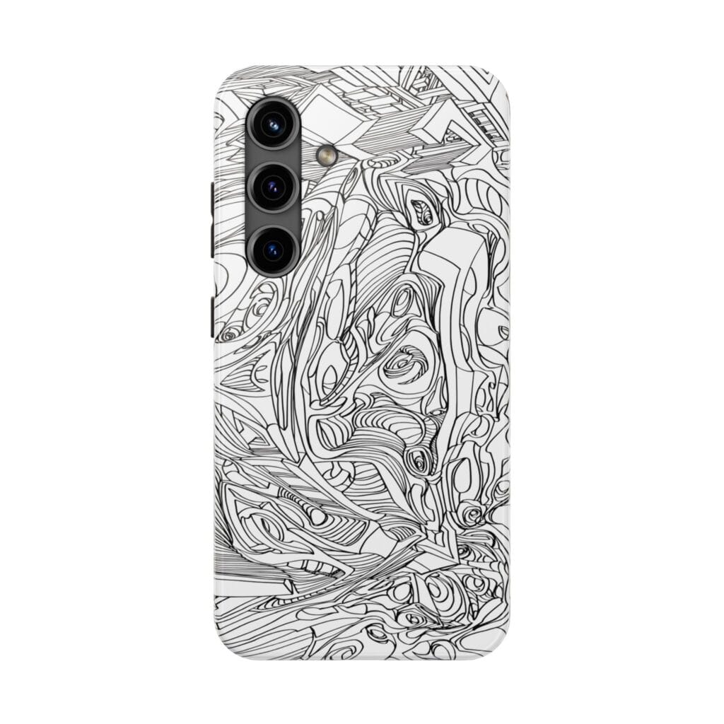 Phone Case - Organic Faces Design - Image 17
