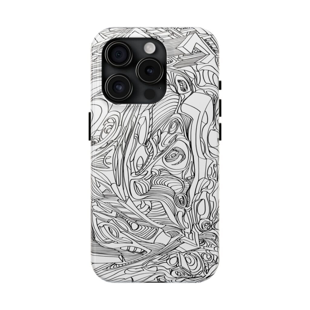 Phone Case - Organic Faces Design - Image 5