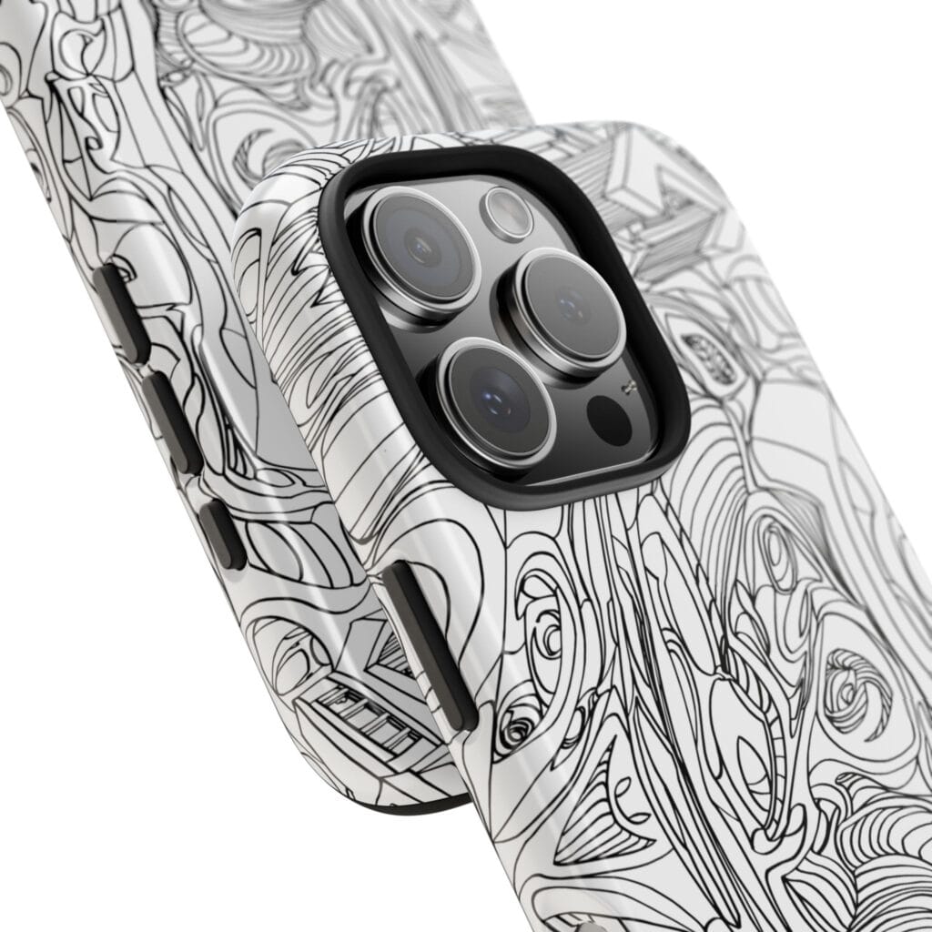 Phone Case - Organic Faces Design - Image 34