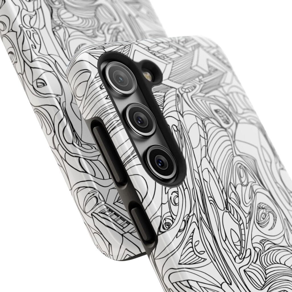 Phone Case - Organic Faces Design - Image 22