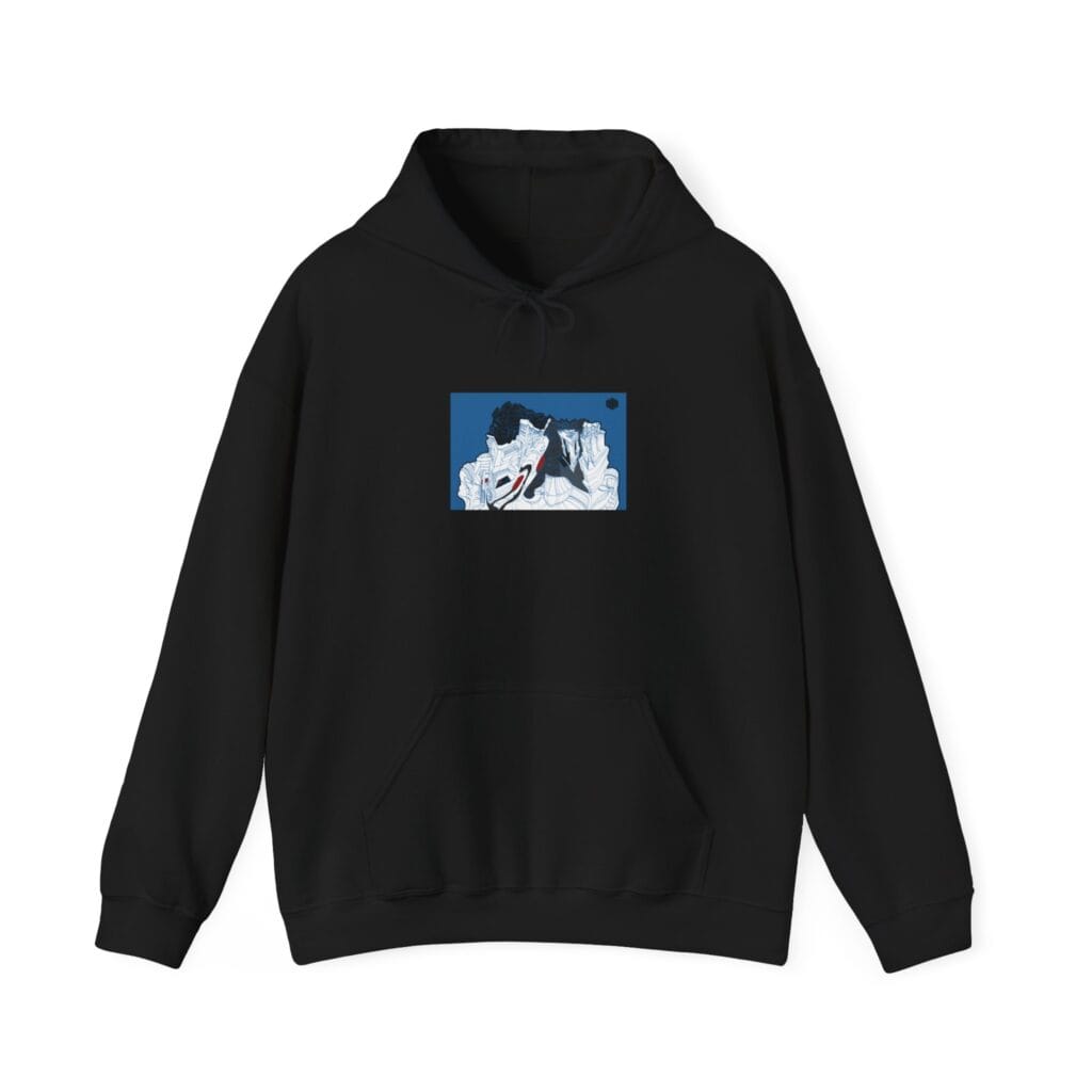 Cozy Artistic Hoodie, Ideal for Animal Lovers, Casual Wear, Gift for Friends, Winter Wardrobe Staple - Image 4