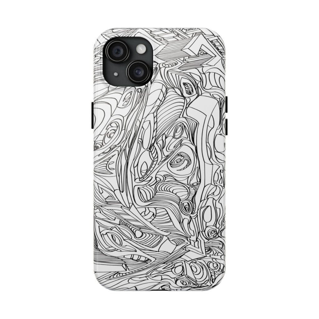 Phone Case - Organic Faces Design - Image 9