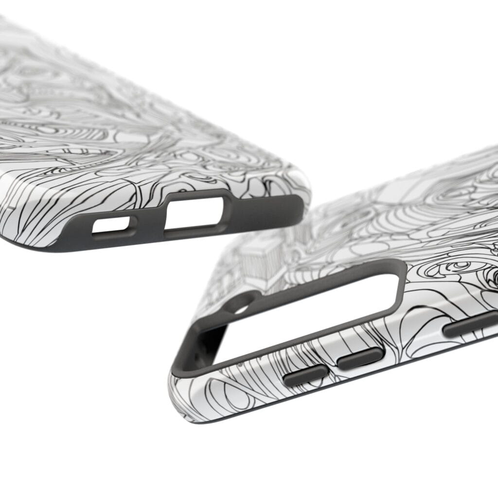 Phone Case - Organic Faces Design - Image 31