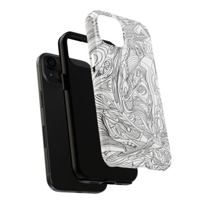 Phone Case - Organic Faces Design - Image 4