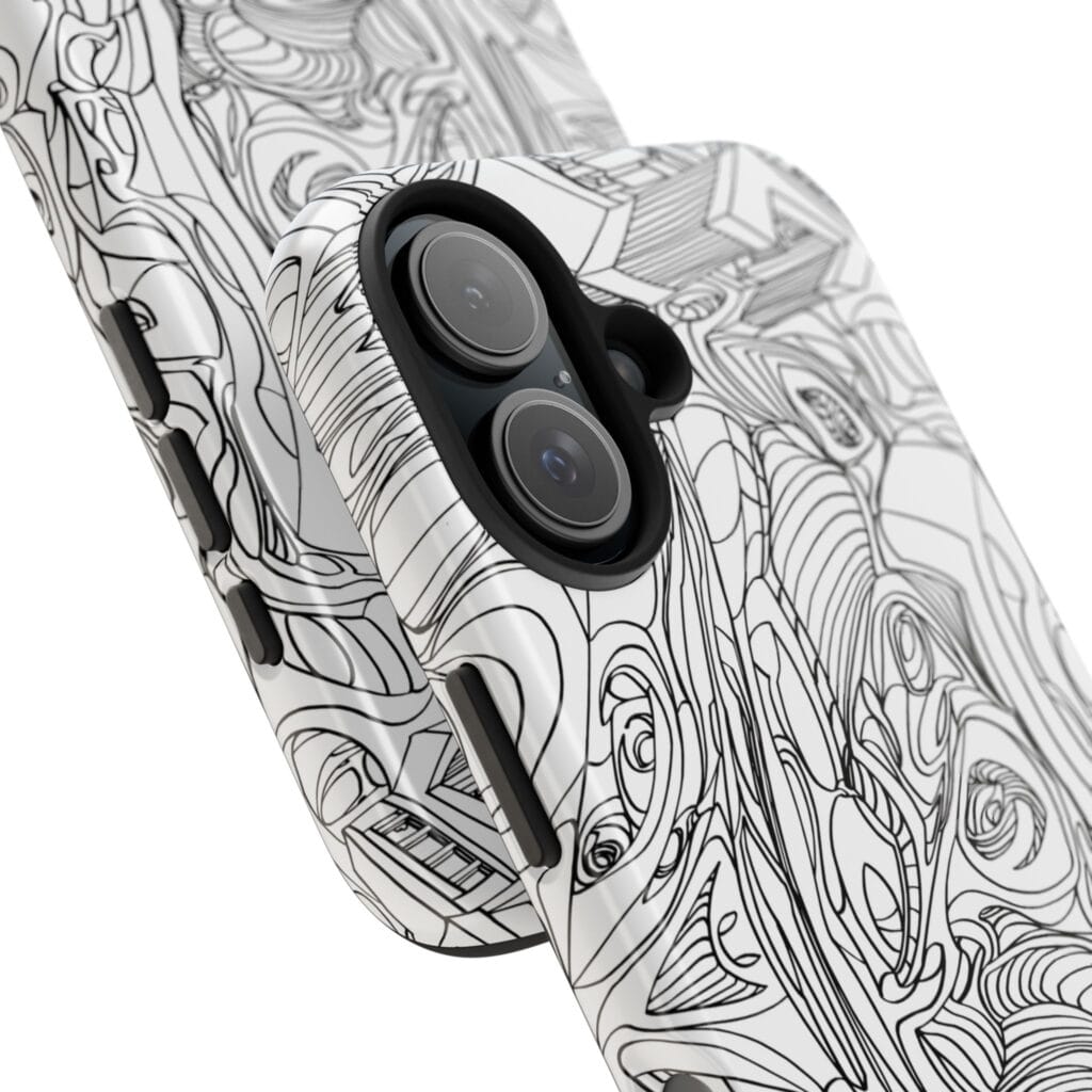 Phone Case - Organic Faces Design - Image 40
